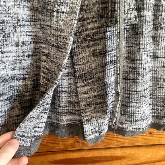 Splendid grey ribbed sweater midi skirt - Picture 6 of 8